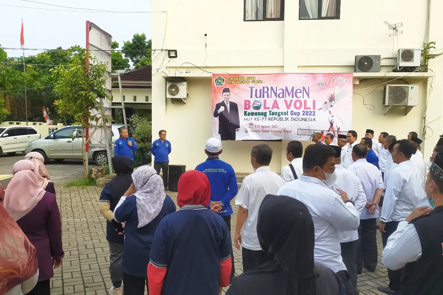 Turnamen Bola Voli Kemenag Tangsel Cup 2022 Resmi Dibuka