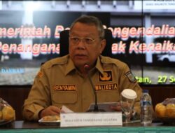 Tekan Angka Inflasi, Benyamin Sampaikan Langkah Antisipatif di Rakor TPID