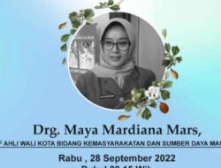 Maya Mardiana Staf Ahli Wali Kota Tangsel Bidang Kemasyarakatan dan Sumber Daya Manusia Meninggal Dunia