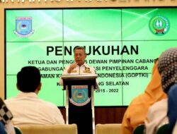 Pelantikan DPC GOPTKI Tangsel, Benyamin Davnie Minta Peran Aktif dan Inovasi Terhadap Pendidikan Usia Dini