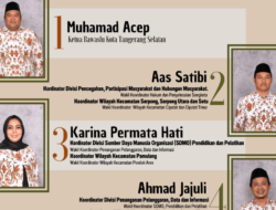 Inilah Susunan Penanggung Jawab Divisi dan Koordinator Wilayah Bawaslu Tangsel