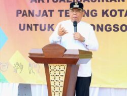 Pelantikan FPTI Tangsel Masa Bakti 2022-2025, Benyamin Davnie Yakin Panjat Tebing Cetak Prestasi di Porprov