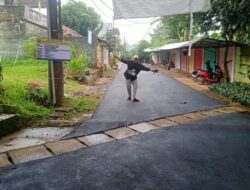 Pembangunan Jalan di Perumahan Lereng Indah Disambut Gembira Warga