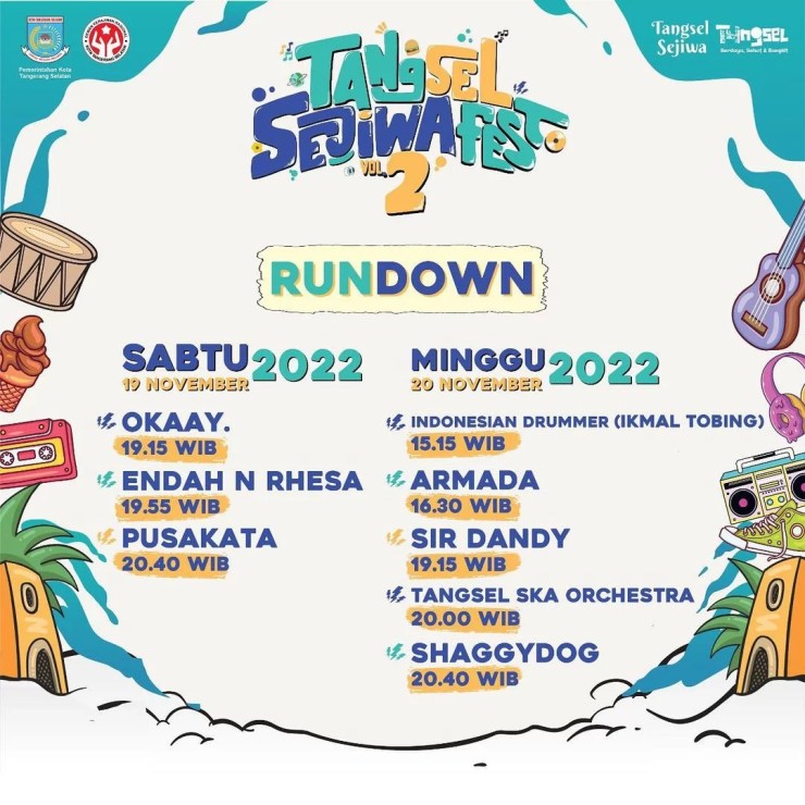 RUNDOWN Tangsel Sejiwa Fest Vol. 2