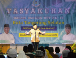 HUT ke-14 Tangsel, Pemkot Gelar Tasyakuran di 7 Kecamatan