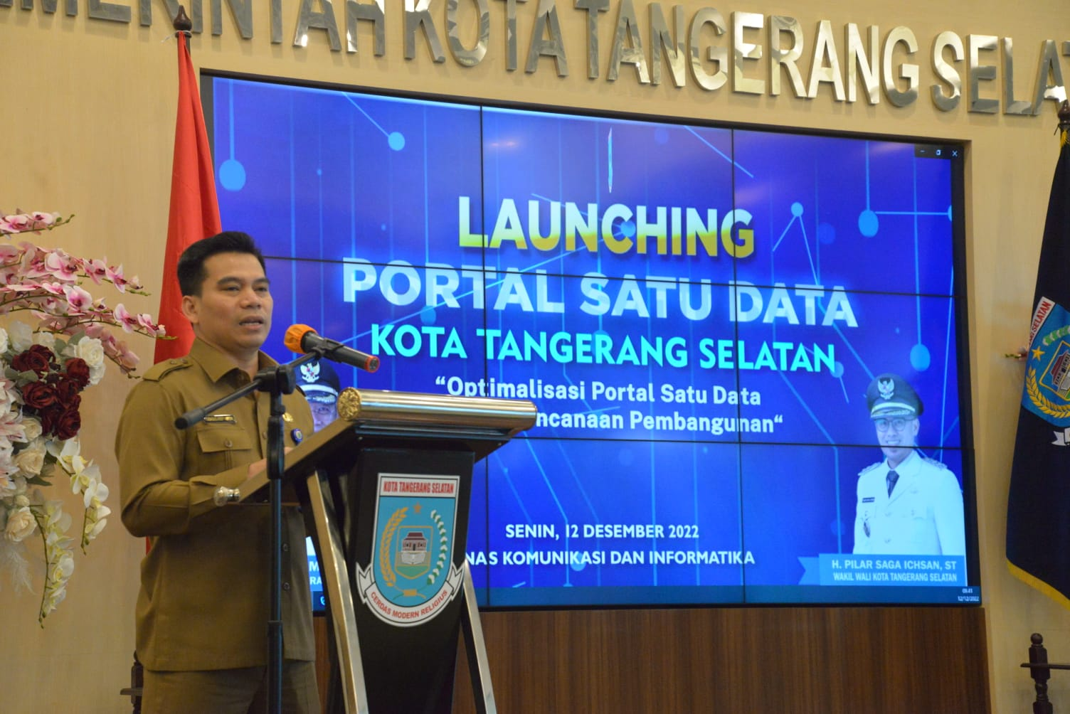 Pemkot Tangsel luncurkan Portal Satu Data yang dapat diakses melalui data.tangerangselatankota.go.id