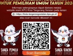 Pengumuman KPU Tangsel Tentang Penetapan Hasil Seleksi PPK untuk Pemilu 2024