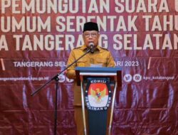 162 Anggota PPS se-Tangsel Dilantik, Benyamin Davnie: Tahapan Awal untuk Suksesnya Pemilu 2024