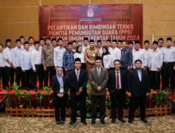 KPU Tangsel Lantik 162 Anggota PPS untuk Pemilu 2024