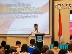 Lepas Kontingen Pramuka Tangsel ke Jambore Dunia di Korea, Benyamin Davnie: Semangat Cetak Prestasi