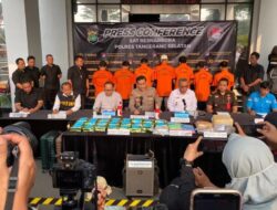 Sat Narkoba Polres Tangsel Ungkap Kasus Narkotika Senilai 10 Miliar
