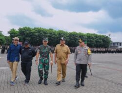 Jelang Pemilu, Benyamin Davnie Ikuti Apel Pergeseran Pasukan Pengamanan TPS
