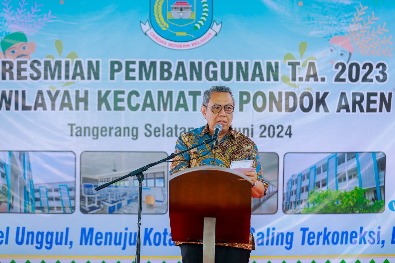 Mewujudkan Kota Pendidikan Unggul: Benyamin Resmikan Gedung SDN 03 Jurang Mangu Barat