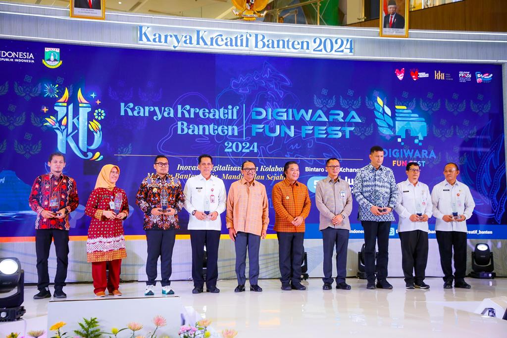 Pilar Saga Ichsan Apresiasi Gelaran Karya Kreatif Banten dan Digiwara Fun Fest 2024
