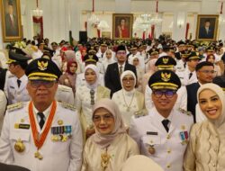 Benyamin-Pilar Resmi Dilantik Presiden Prabowo Subianto sebagai Wali Kota dan Wakil Wali Kota Tangsel 2025-2030