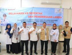 Harganas ke-32 di Kota Tangsel, 50 Akseptor dan 50 Lansia Terima Layanan Gratis
