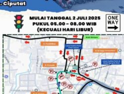 2 Juli 2025, Dishub Tangsel Uji Coba Sistem Satu Arah di Jalan H. Usman Pasar Ciputat