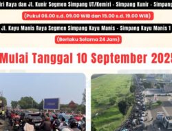 Pemkot Tangsel Uji Coba Sistem Satu Arah di Jalan Kemiri Raya dan Kayu Manis Pondok Cabe Pada 10 September 2025