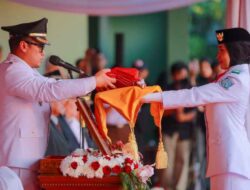 Dipimpin Wakil Wali Kota Pilar, Upacara Penurunan Bendera HUT ke-80 RI di Tangsel Berlangsung Khidmat