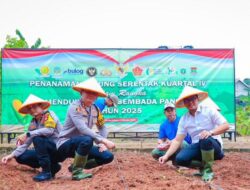 Dukung Swasembada Pangan, Pilar Hadiri Tanam Jagung Serentak yang Digelar Polres Tangsel