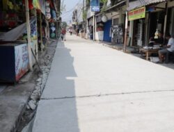 Diperbaiki Pemkot Tangsel, Jalan Pasar Bukit Pamulang Kini Sudah Mulus
