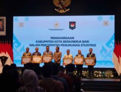 Tangsel Raih Penghargaan Kabupaten/Kota Berkinerja Baik dalam Percepatan Penurunan Stunting