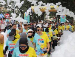 Tangsel Color and Bubble Run Meriahkan HUT ke-17 Kota Tangerang Selatan