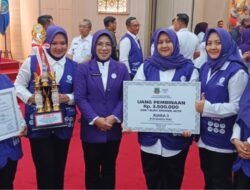 Posyandu Pari Pamulang Timur Raih Juara 3 Lomba Posyandu 6 Bidang SPM Tingkat Banten