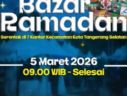 Pemkot Tangsel Gelar Bazar Ramadan 1447 Hijriah Serentak di 7 Kecamatan pada 5 Maret 2026