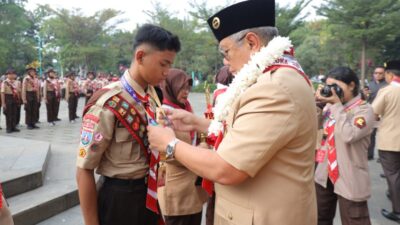 Bulan Bakti Pramuka 2026, Benyamin: Tangsel Siapkan Generasi Berkarakter Lewat Prasiaga