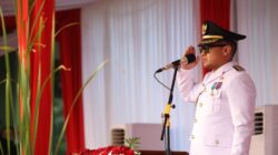 Penurunan Bendera Merah Putih HUT ke-81 RI di Tangsel, Pilar: Generasi Muda Harapan Bangsa